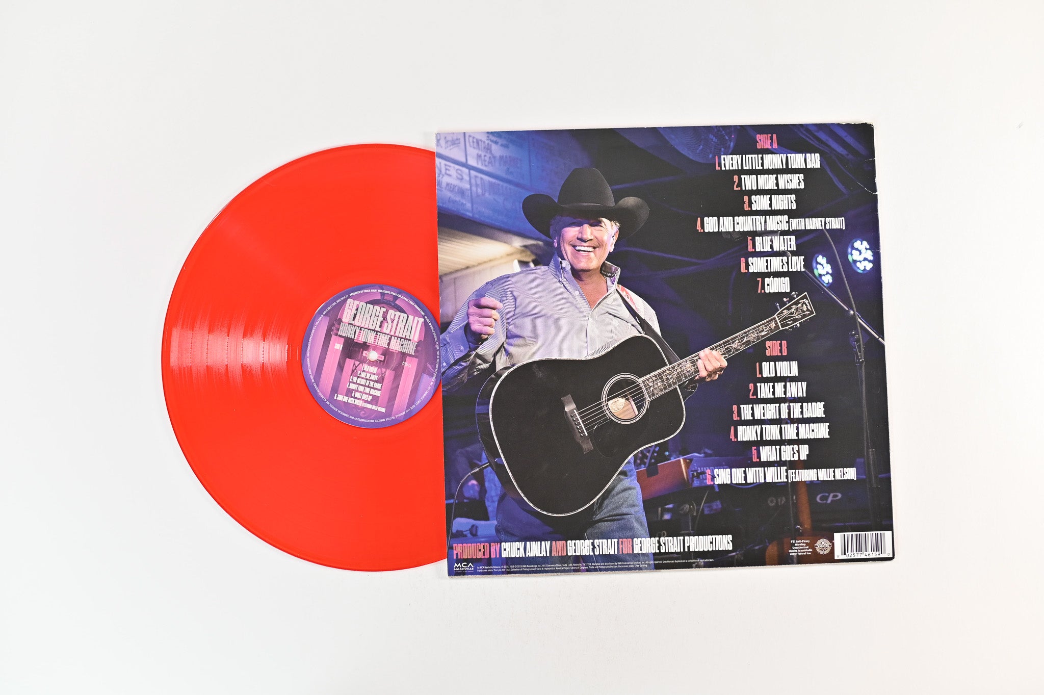 George Strait - Honky Tonk Time Machine on MCA Nashville Red Vinyl