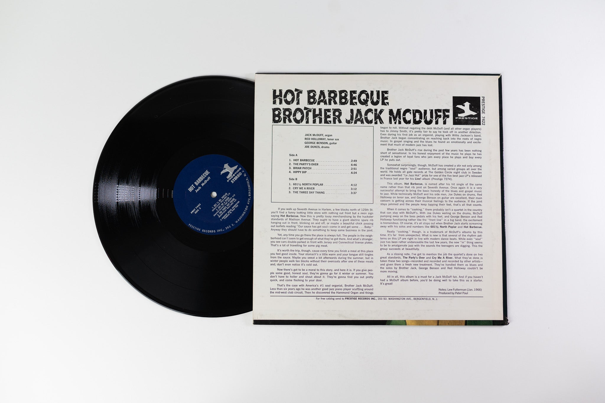 Brother Jack McDuff - Hot Barbeque on Prestige Stereo