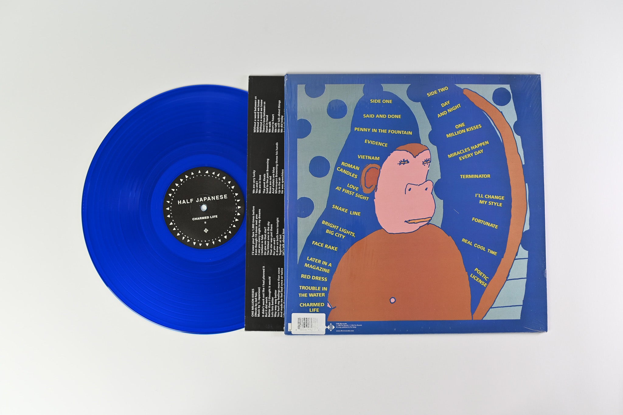 1/2 Japanese - Charmed Life Reissue on Fire Records Blue Translucent Vinyl