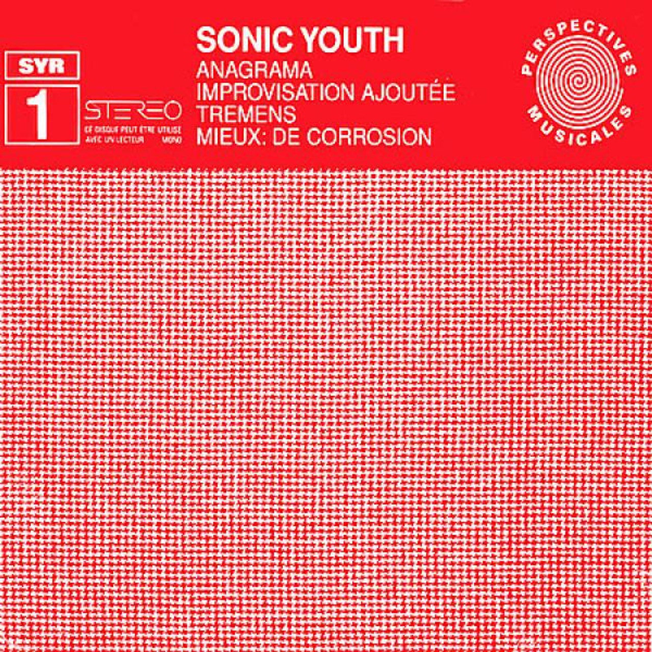 Sonic Youth - Anagrama EP