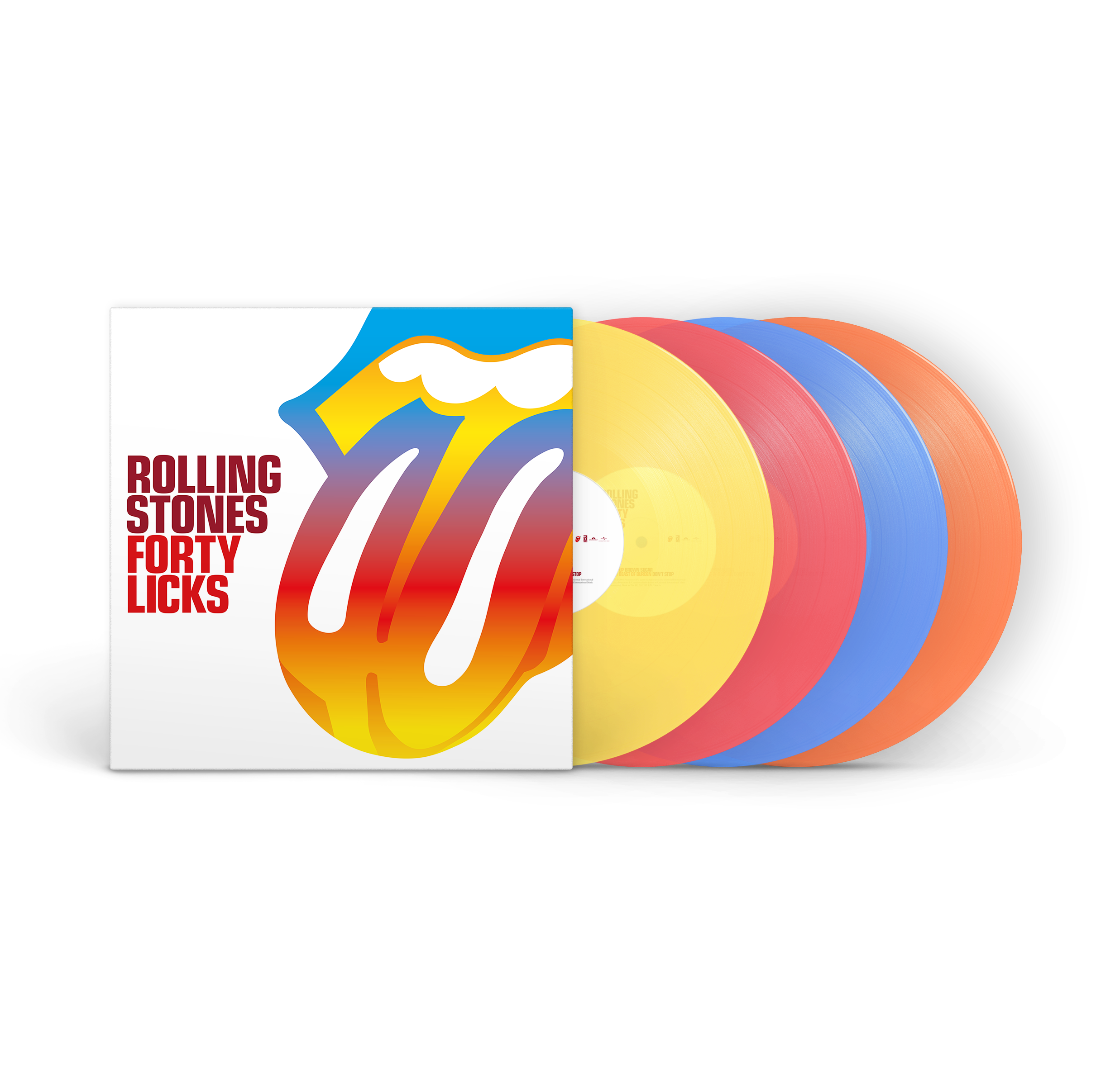 PRE-ORDER] The Rolling Stones - Forty Licks [Transparent Multicolor V