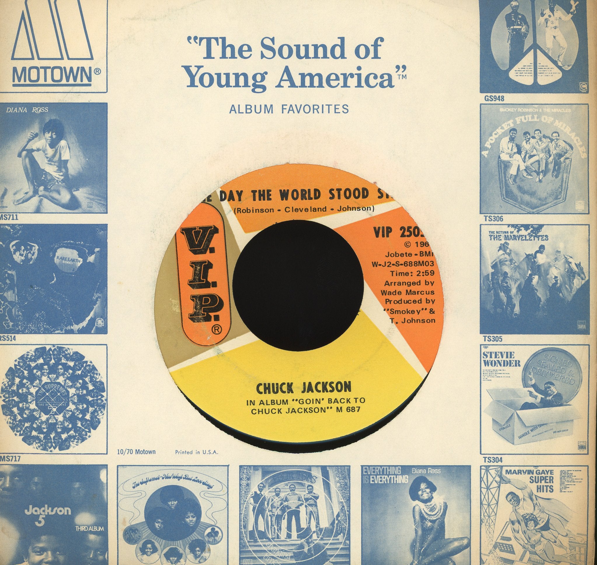 Chuck Jackson - Baby I'll Get It on V.I.P. Soul 45