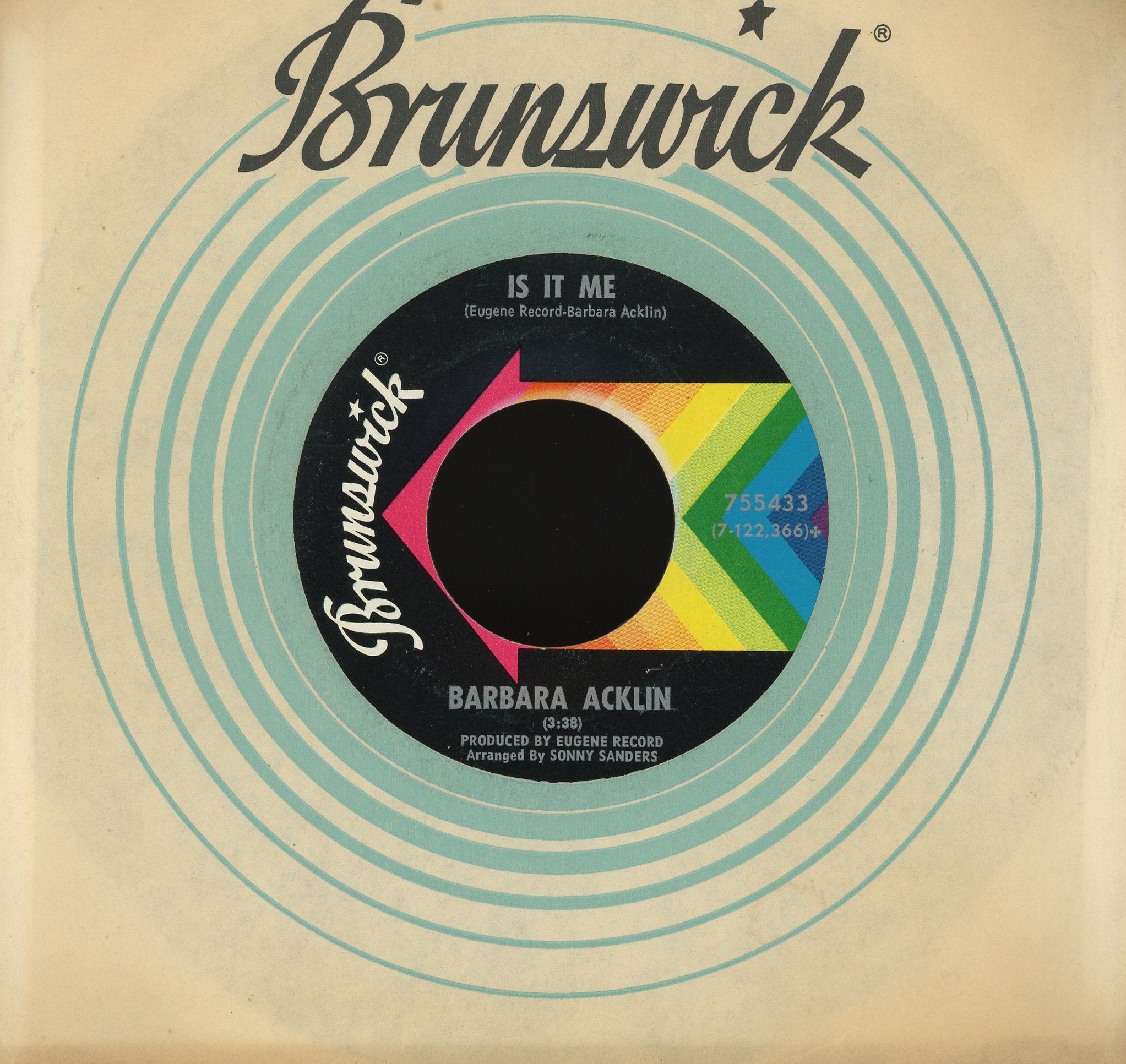 Barbara Acklin - Someone Else's Arms on Brunswick Soul 45