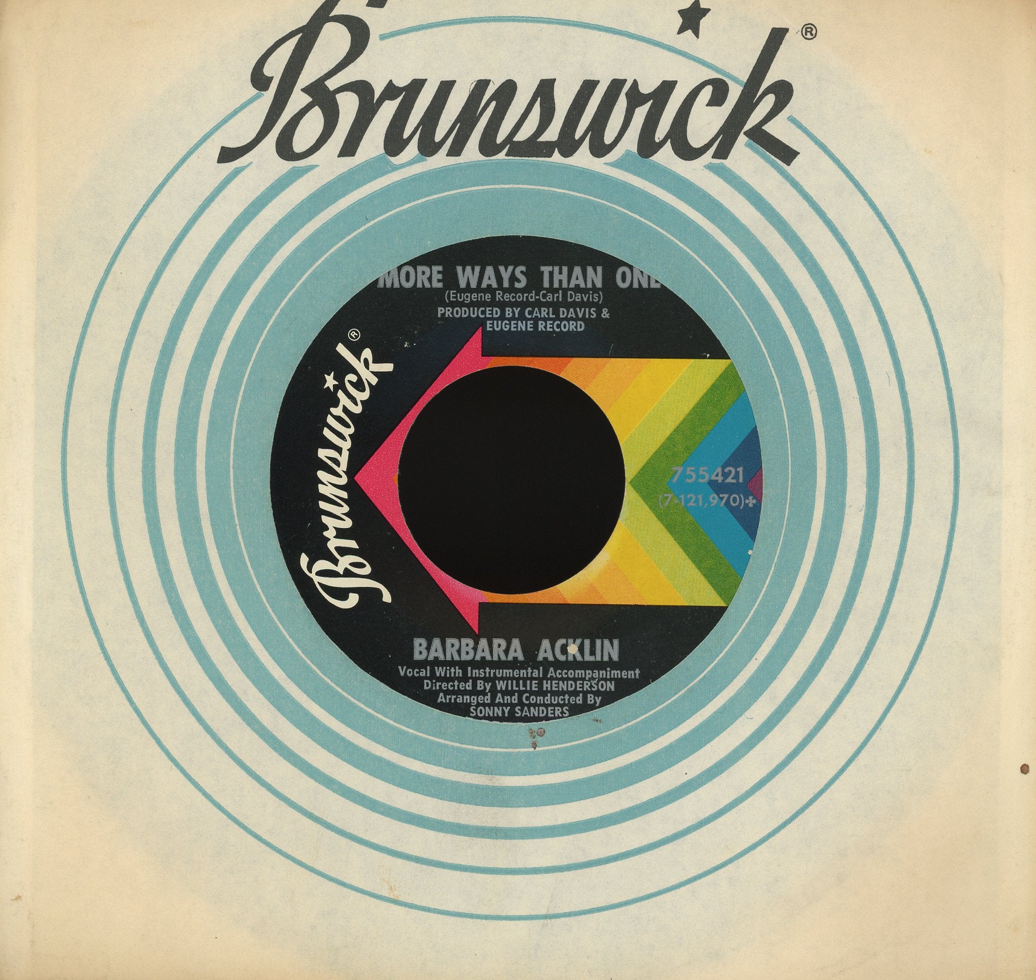 Barbara Acklin - After You / More Ways Than One on Brunswick - Soul 45