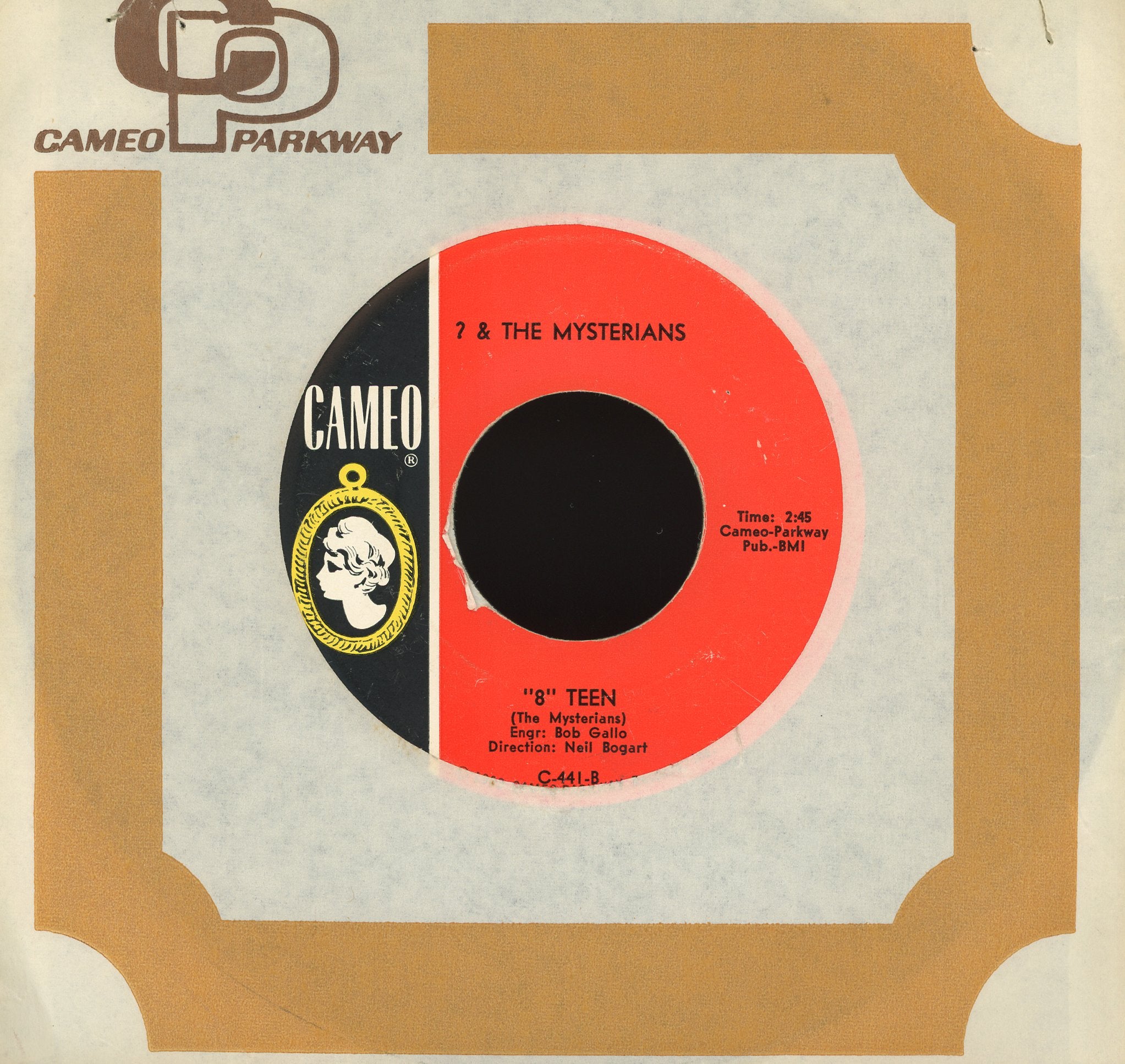 ? & The Mysterians - I Need Somebody on Cameo Garage 45