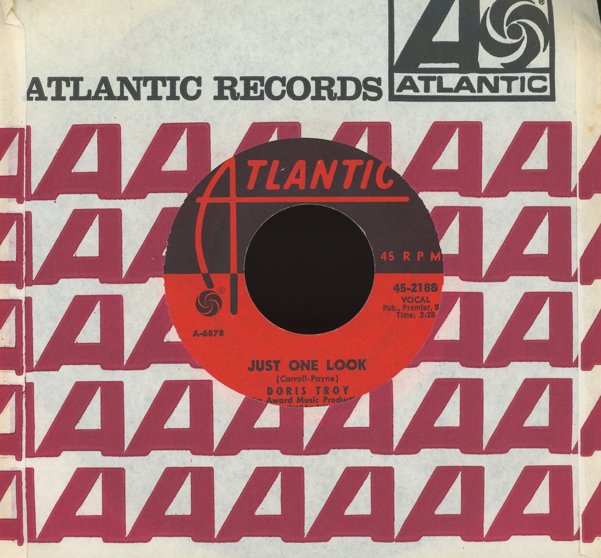 Doris Troy - Just One Look / Bossa Nova Blues on Atlantic Northern Soul 45