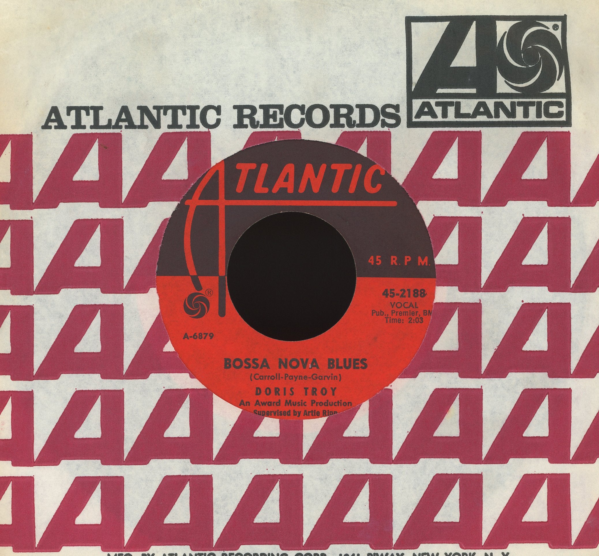 Doris Troy - Just One Look / Bossa Nova Blues on Atlantic Northern Soul 45