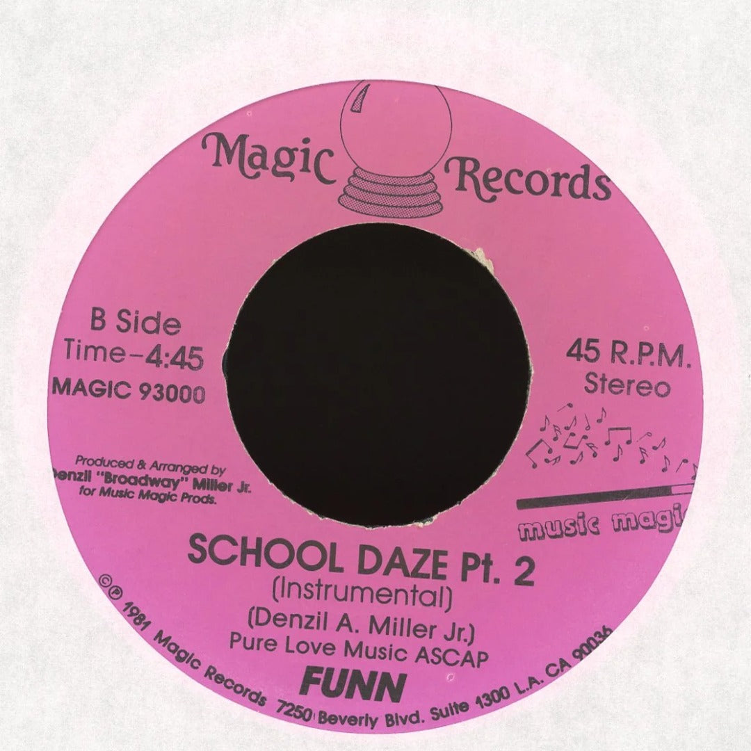 Funn - School Daze on Magic Records Funk 45