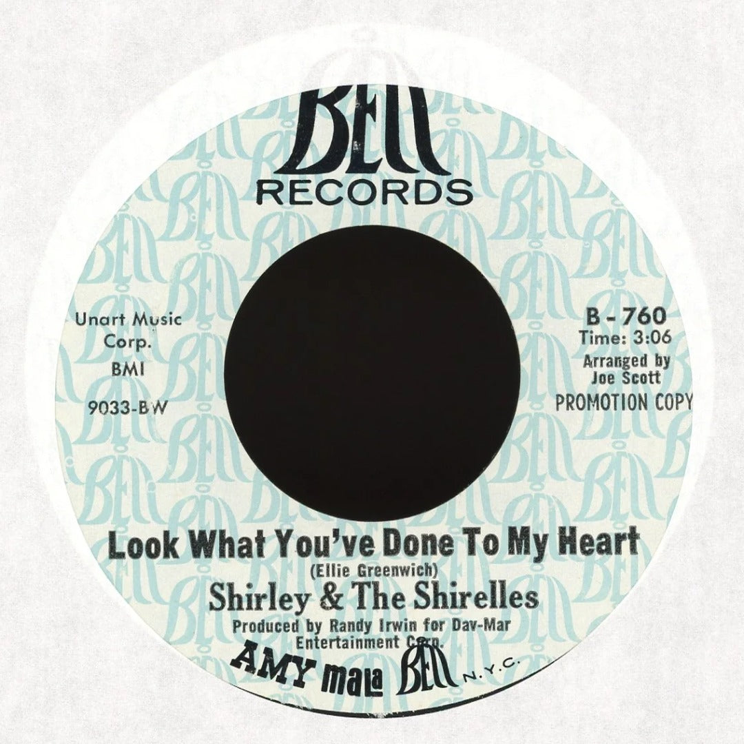 Shirley Owens, The Shirelles - A Most Unusual Boy on Bell Records - Promo Soul 45