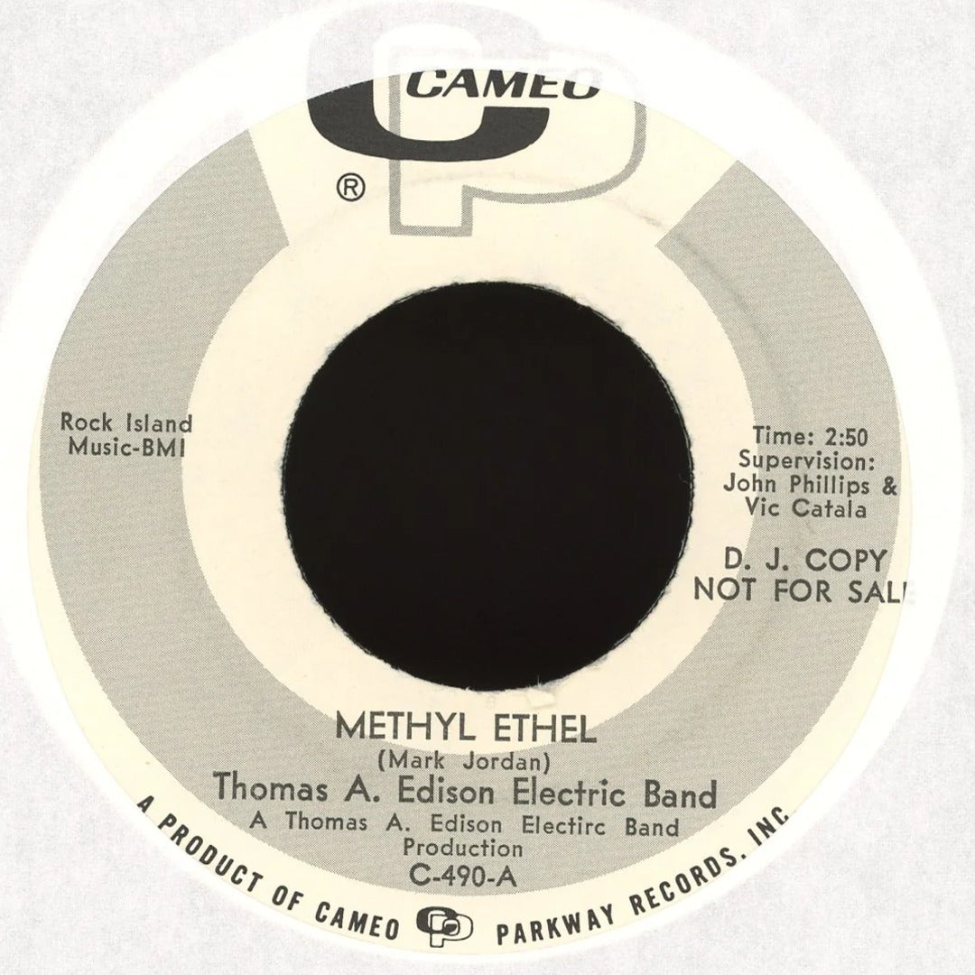 Thomas A. Edison Electric Band - Methyl Ethel / The Name Of The Game on Cameo - Promo Garage Fuzz Psych 45