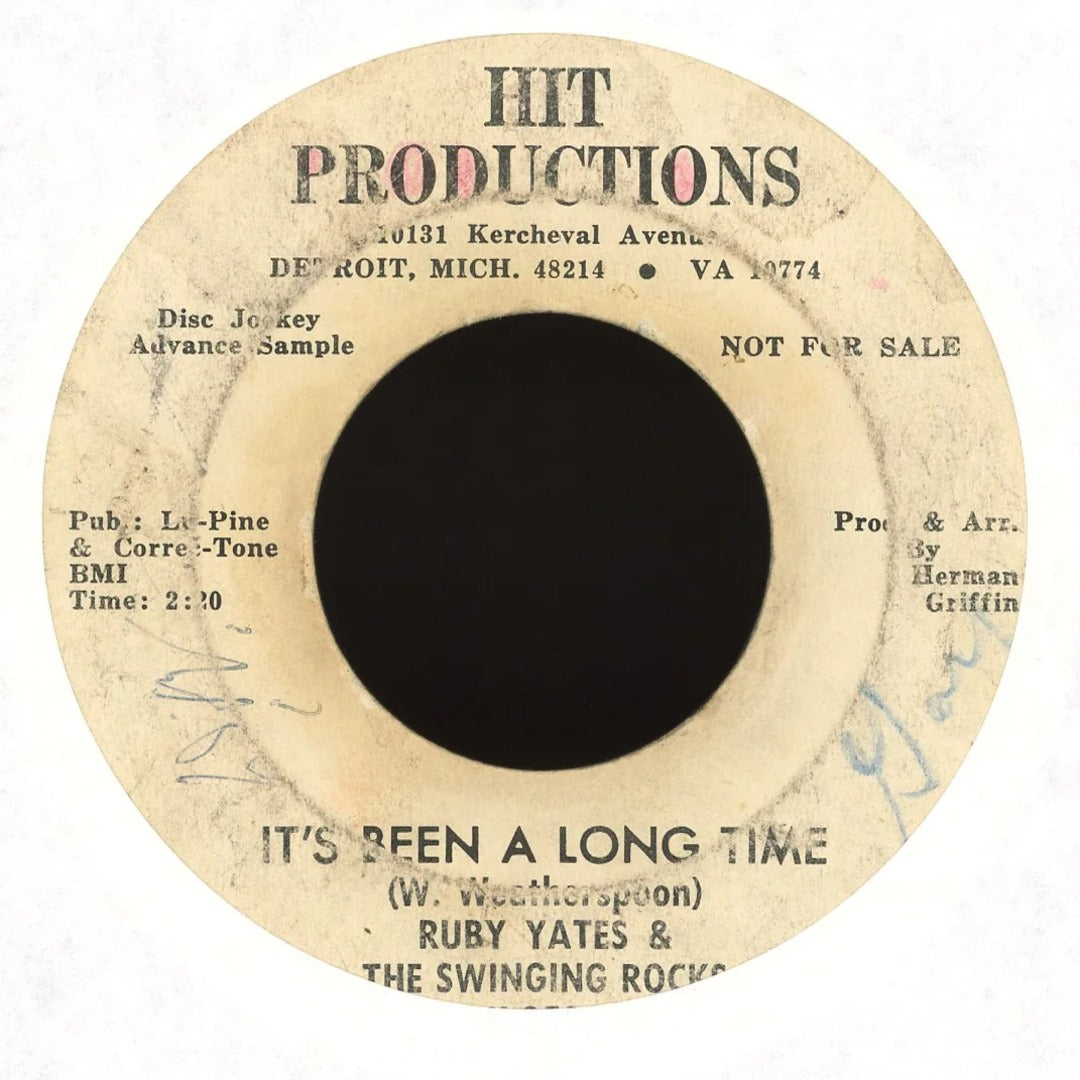 Ruby Yates & The Swinging Rocks - It's Been A Long Time / Your Turn on Hit Productions - Promo Northern Soul 45