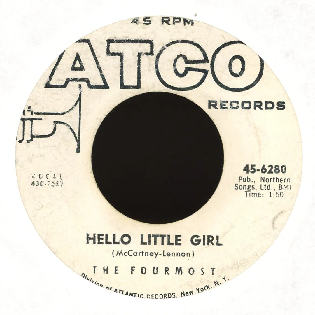 The Fourmost - Hello Little Girl on ATCO Records - Promo Beat 45