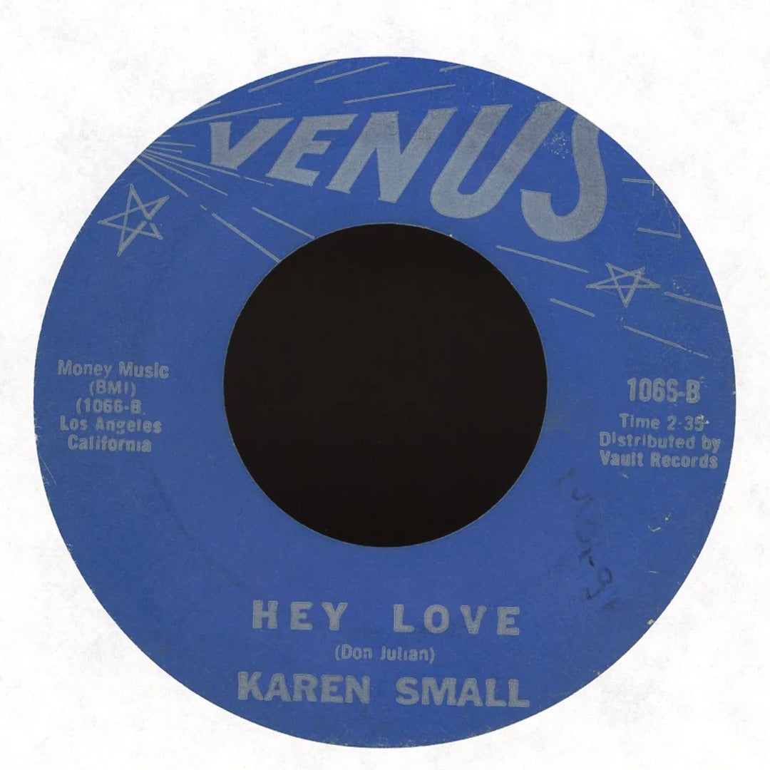 Karen Small - Hey Love / Boys Are Made To Love on Venus Northern Soul 45