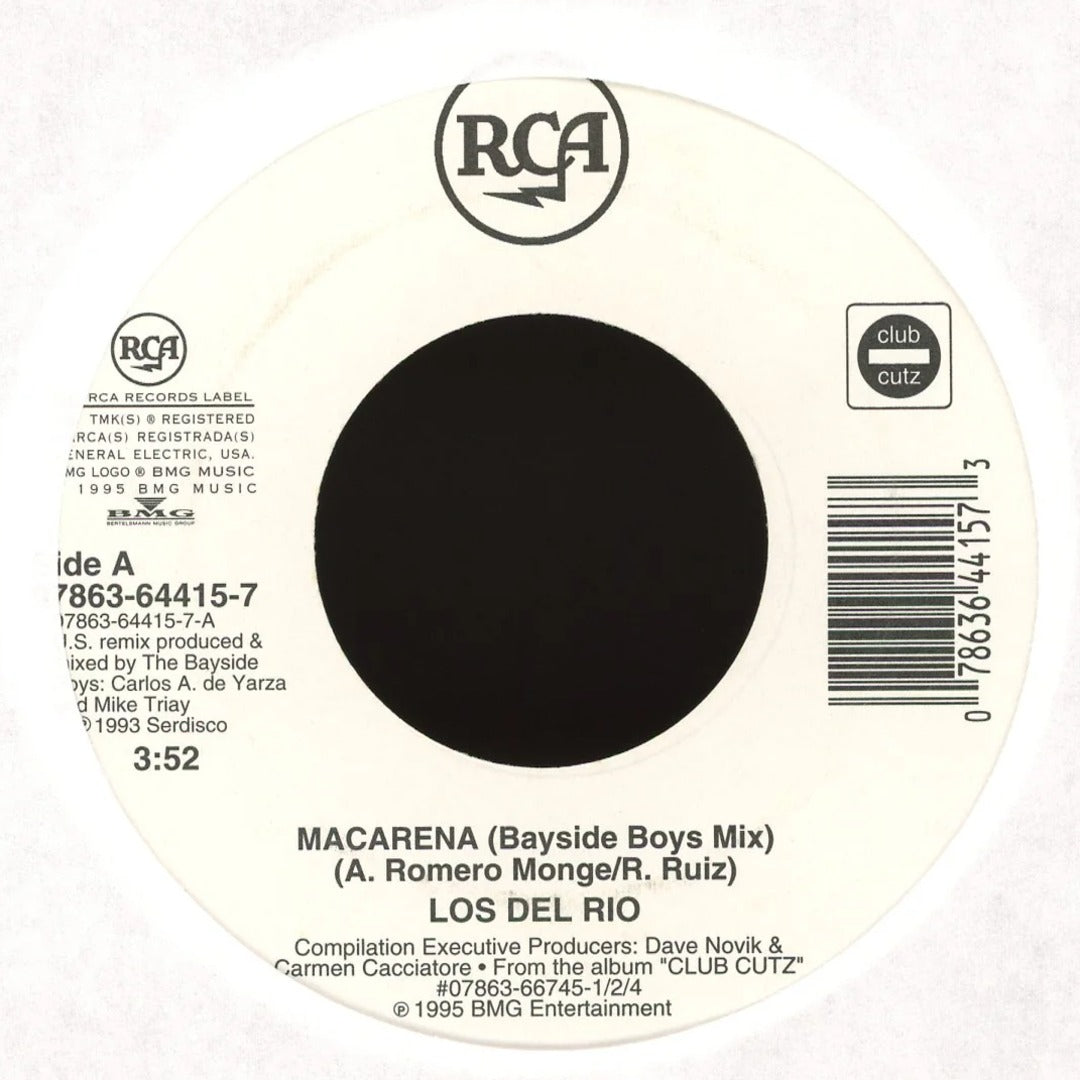 Los Del Rio, Scatman John - Macarena / Scatman (Ski-Ba-Bop-Ba-Dop-Bop) on RCA