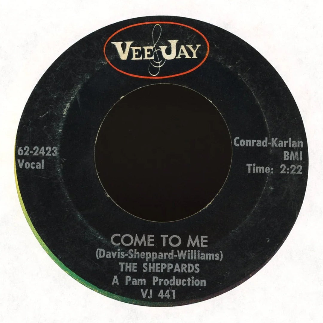 The Sheppards - Tragic / Come To Me on Vee Jay Records Soul 45