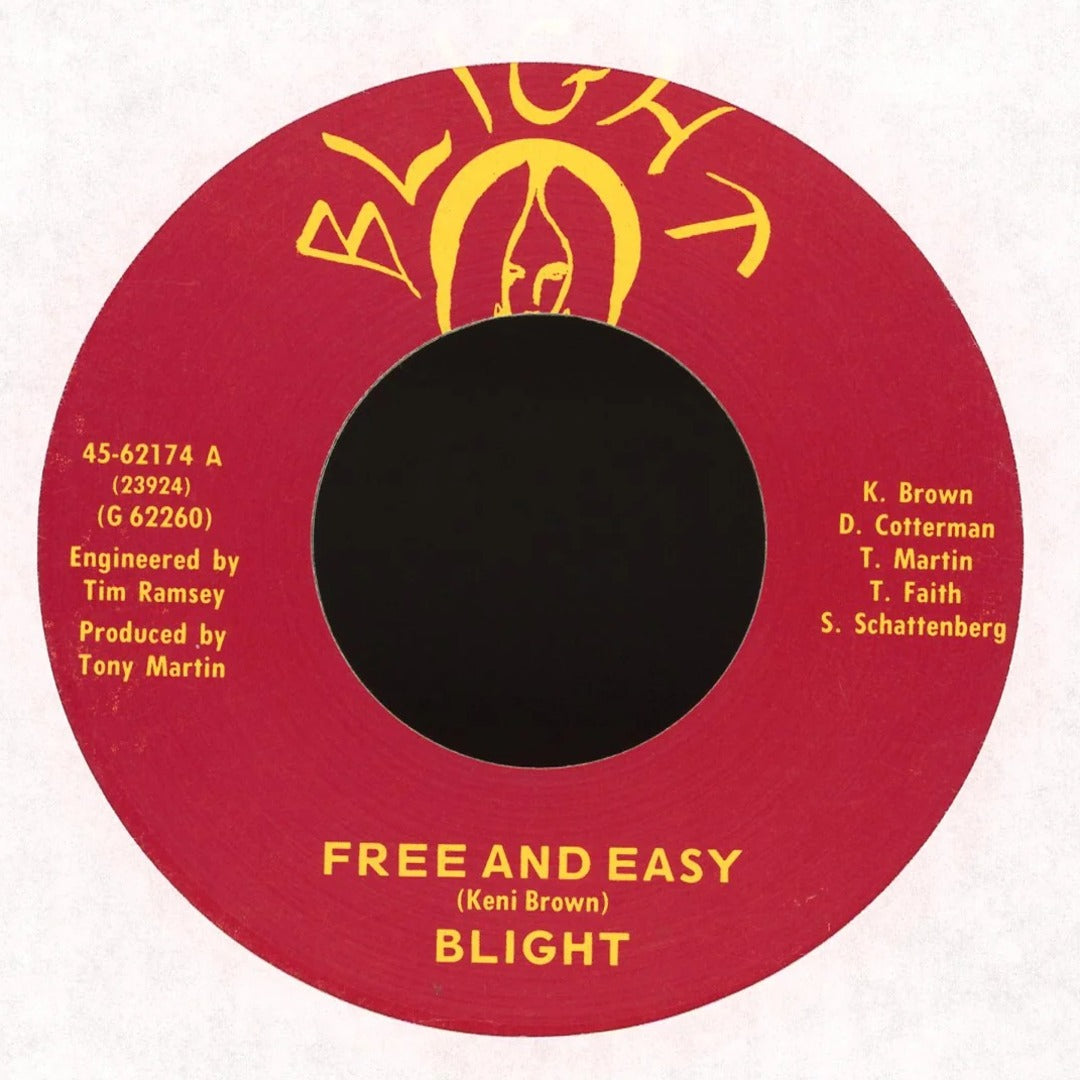 Blight - Free And Easy - Private Psych Prog Rock 45