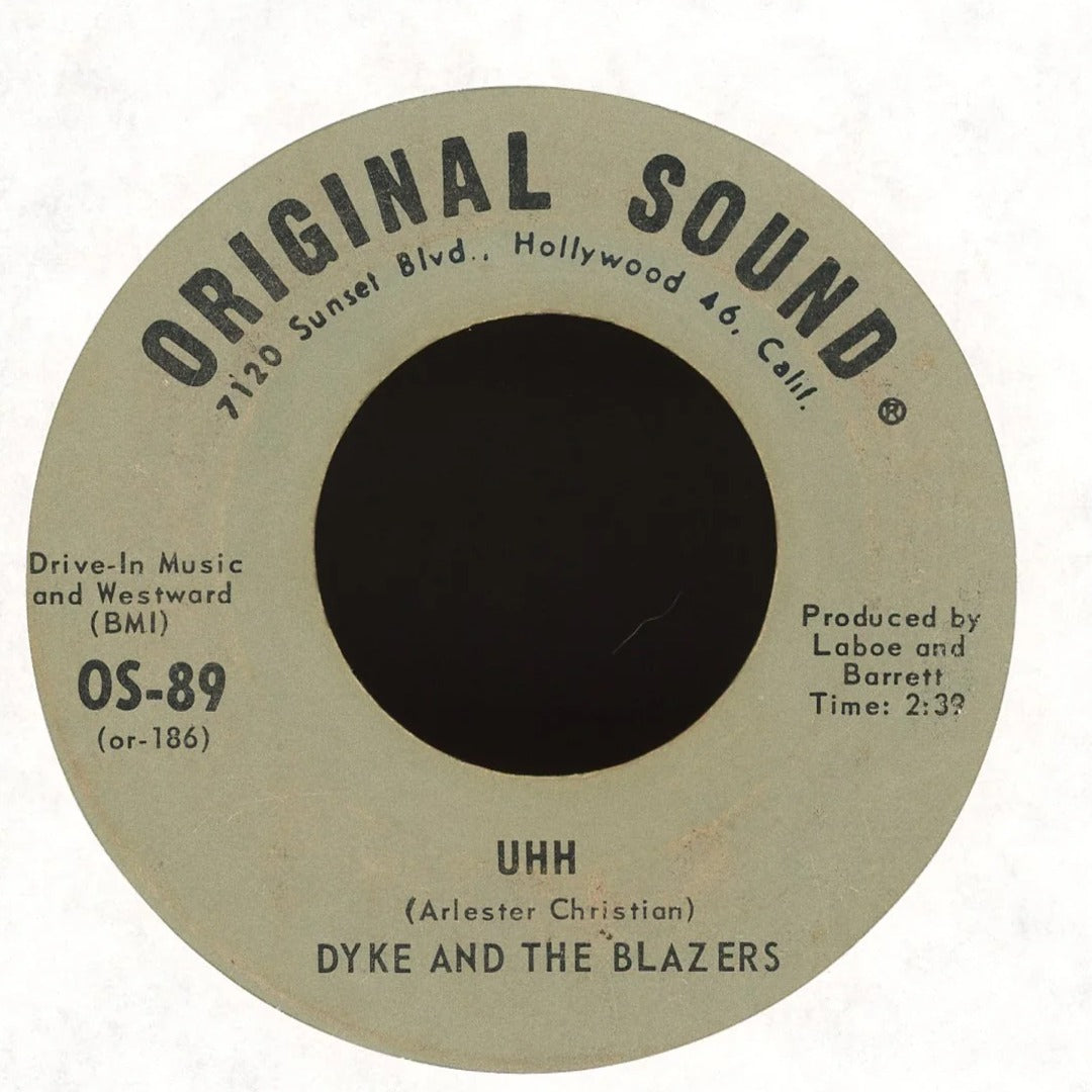 Dyke & The Blazers - Let A Woman Be A Woman - Let A Man Be A Man on Original Sound Funk 45