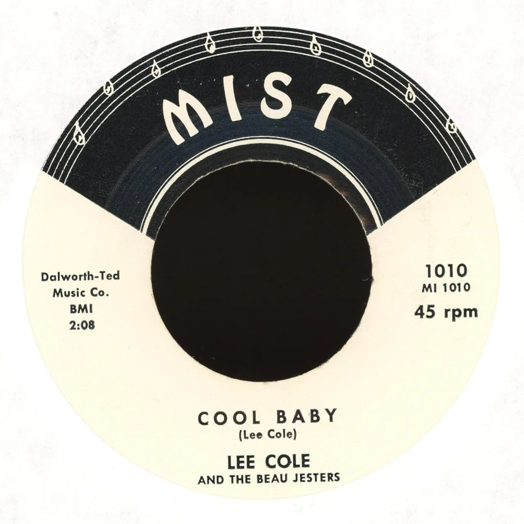 Lee Cole And The Beau Jesters - Cool Baby / Suzy Ann on Mist - Reissue Rockabilly 45