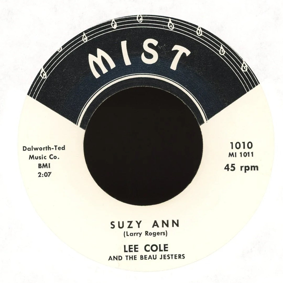 Lee Cole And The Beau Jesters - Cool Baby / Suzy Ann on Mist - Reissue Rockabilly 45