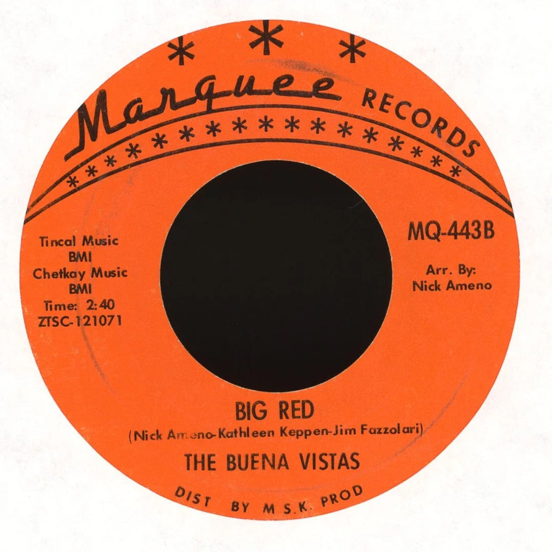 The Buena Vistas - Here Come Da Judge / Big Red on Marquee Records Soul 45