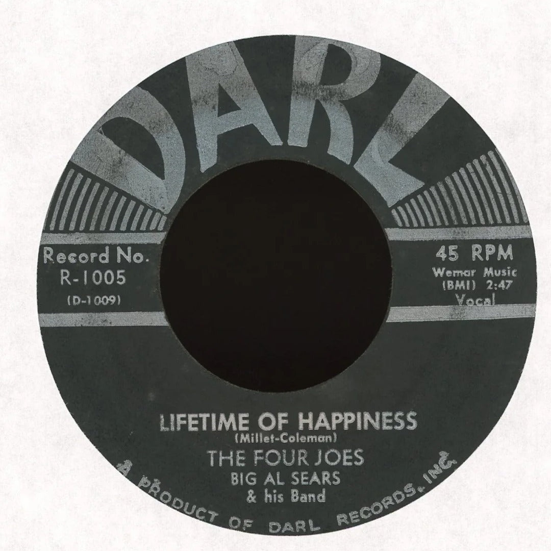 The Four Joes, Al Sears And His Orchestra - Uh-Huh on Darl R&B Doo Wop 45