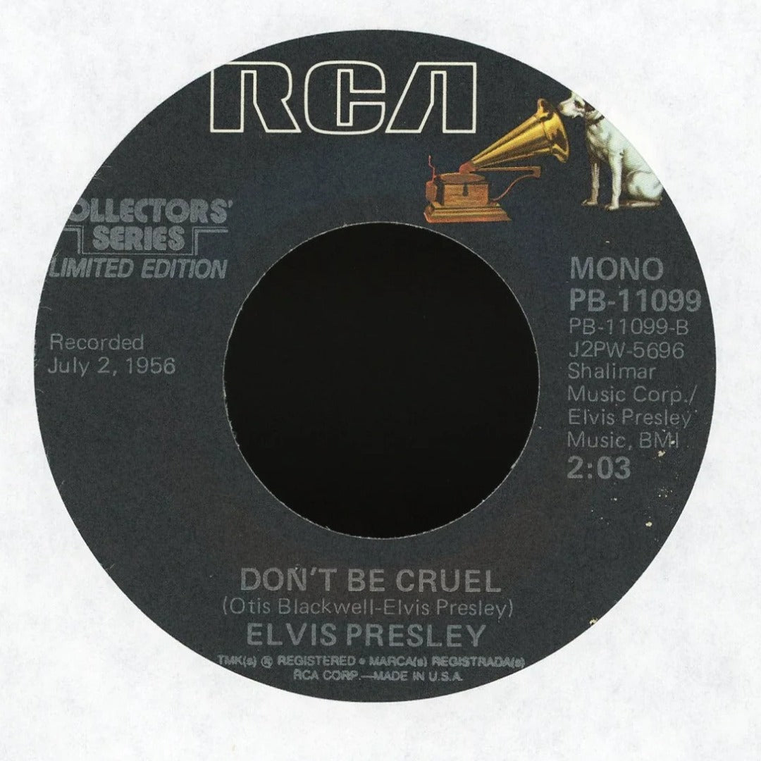 Elvis Presley - Hound Dog / Don't Be Cruel on RCA With Picture Sleeve