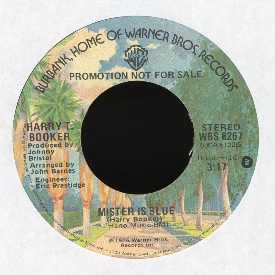 Harry T. Booker - Mister Is Blue on Warner Bros. Records - Promo Soul 45