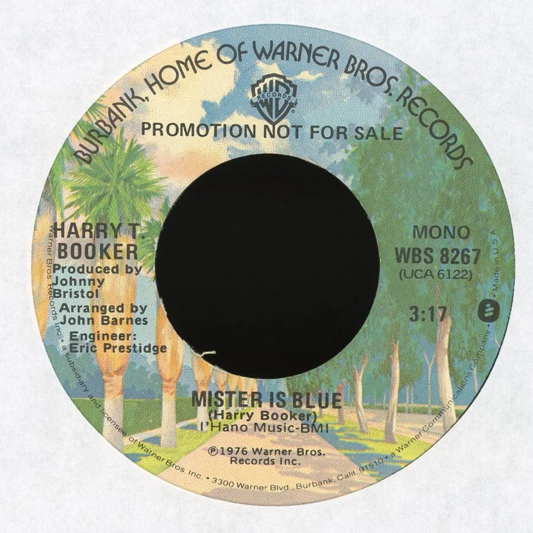 Harry T. Booker - Mister Is Blue on Warner Bros. Records - Promo Soul 45
