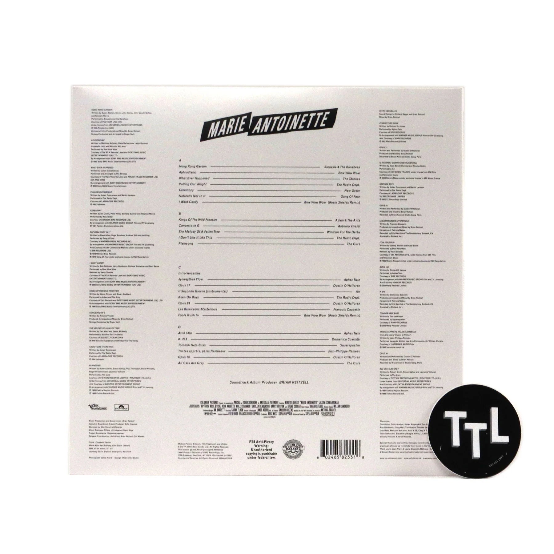 Various Artists - Marie Antoinette (Original Soundtrack)