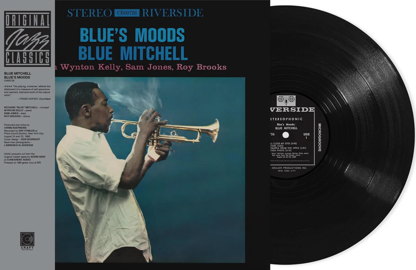 その他 LP Blue Mitchell Blues Moods VIJ128 SIDE /00260 Blue's Moods (Original Jazz Classics Series) (180g LP) – Craft