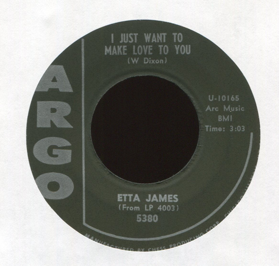 Etta James - At Last on Argo Northern Soul 45