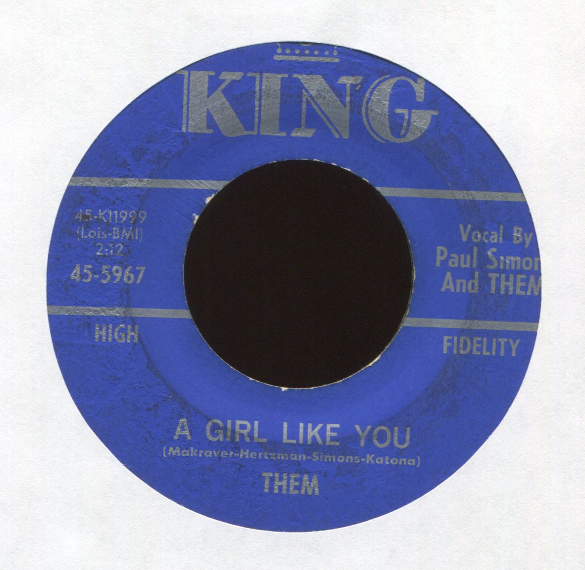 Them - Don't Look Now on King Garage 45