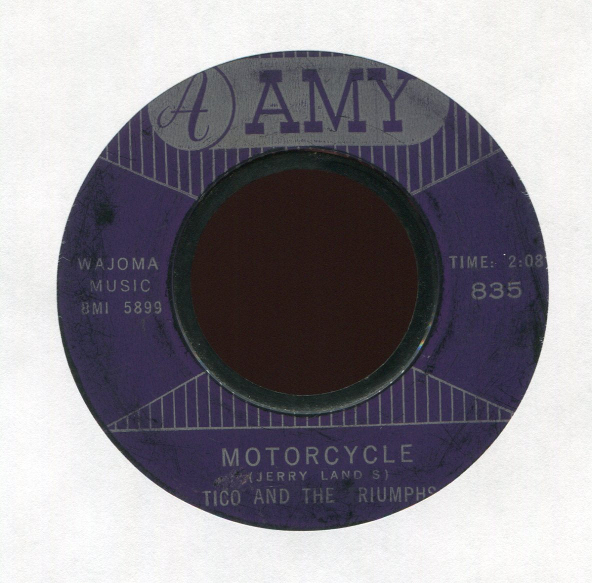 Tico And The Triumphs - Motorcycle on Amy R&B Doo Wop 45