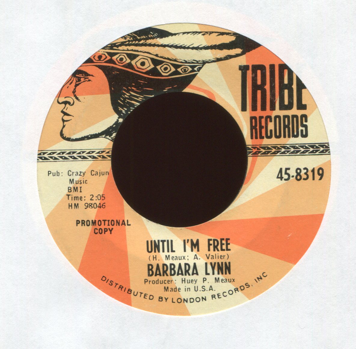 Barbara Lynn - You Left The Water Running on Tribe Promo Northern Soul 45