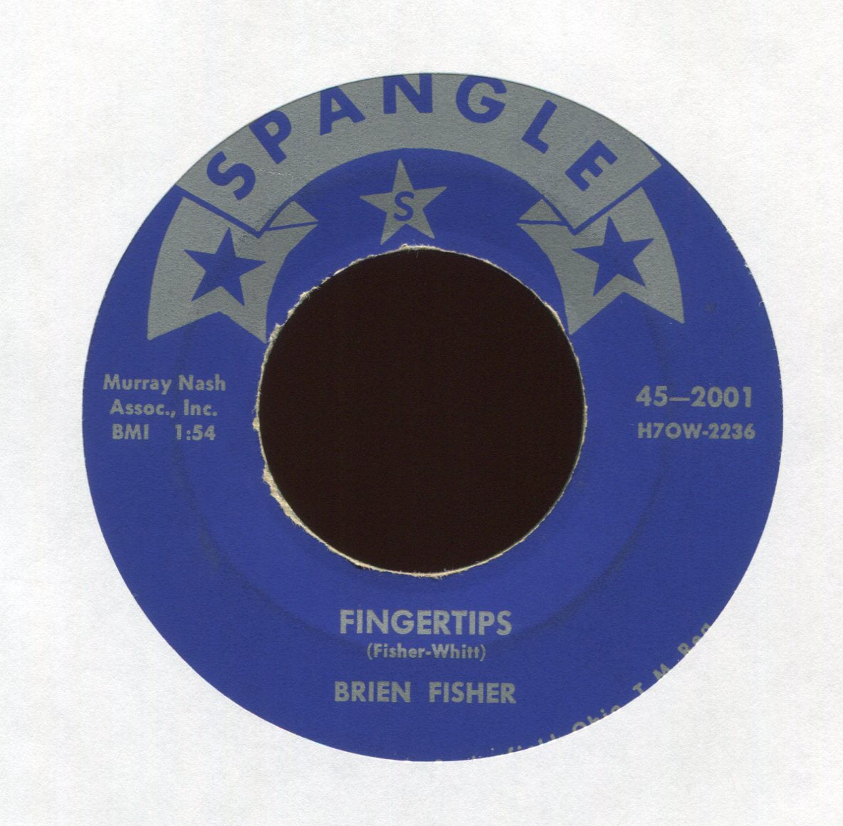 Brien Fisher - Fingertips on Spangle Rockabilly 45
