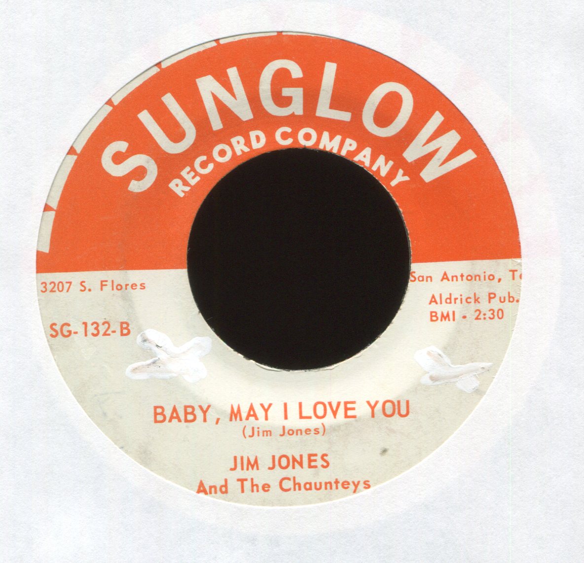 Jim Jones & The Chaunteys - Baby, May I Love You on Sunglow Mod Soul Funk 45