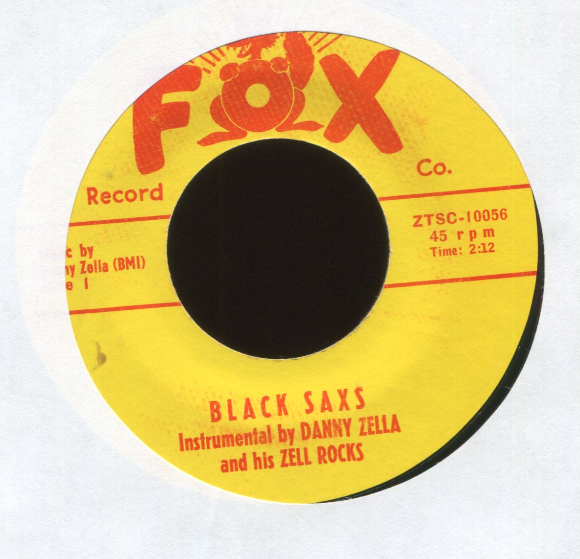 Danny Zella And His Zell Rocks - Wicked Ruby on Fox Rockabilly 45