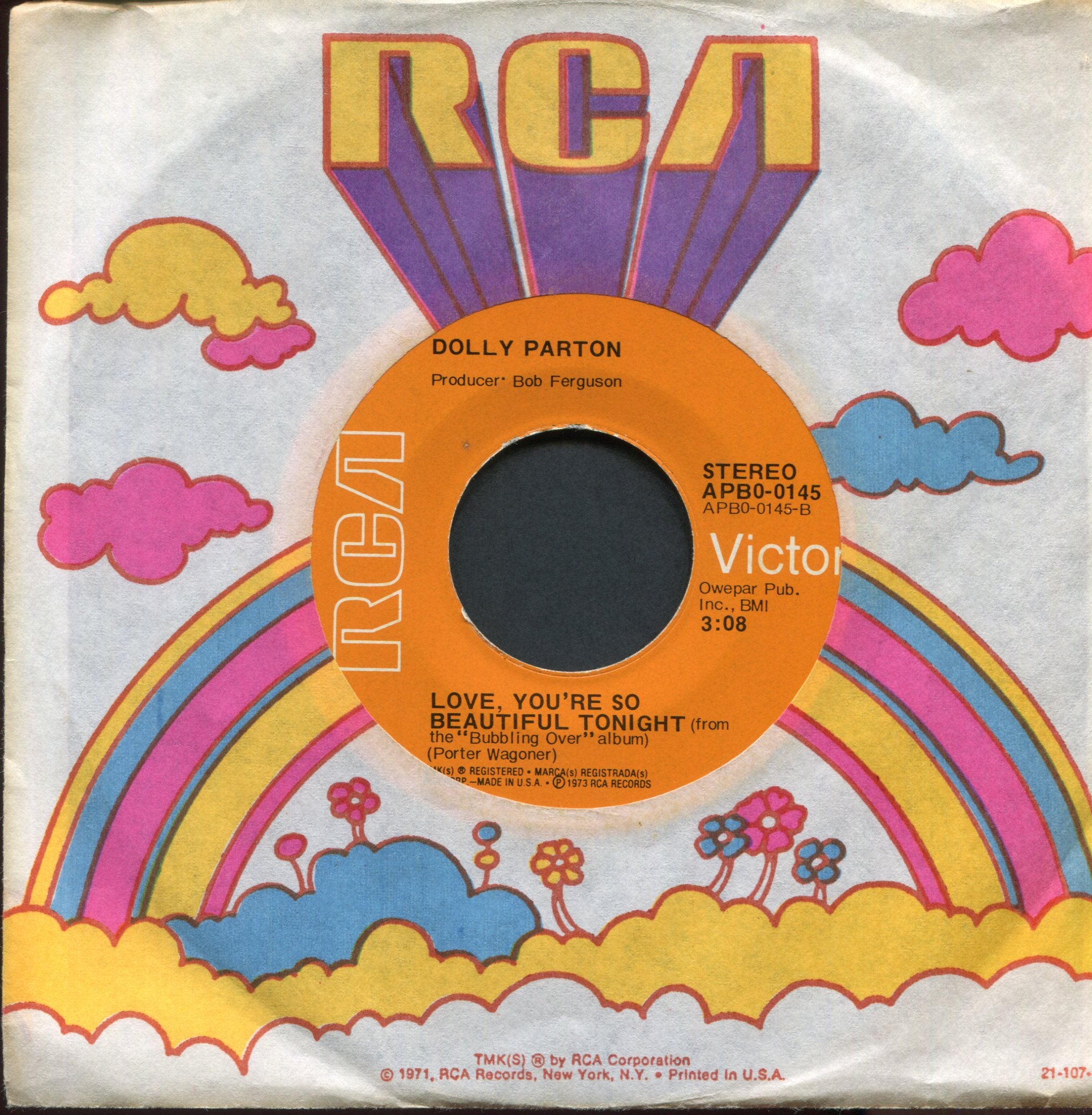 Dolly Parton - Jolene on RCA Country 45