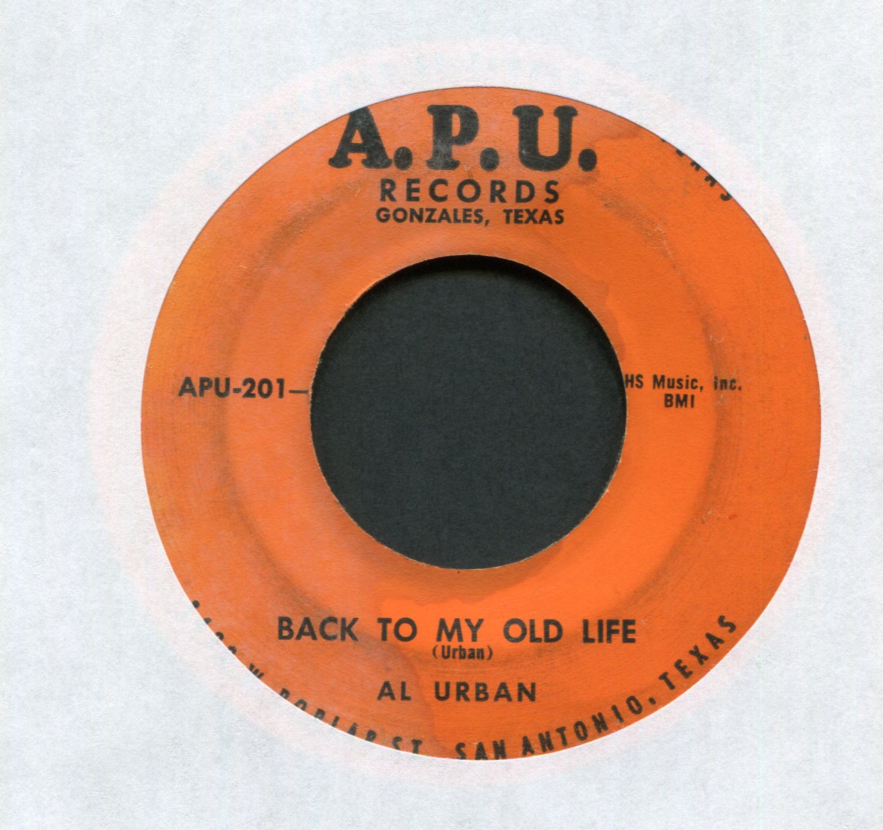 Al Urban - Run Away on A.P.U. County Bop 45