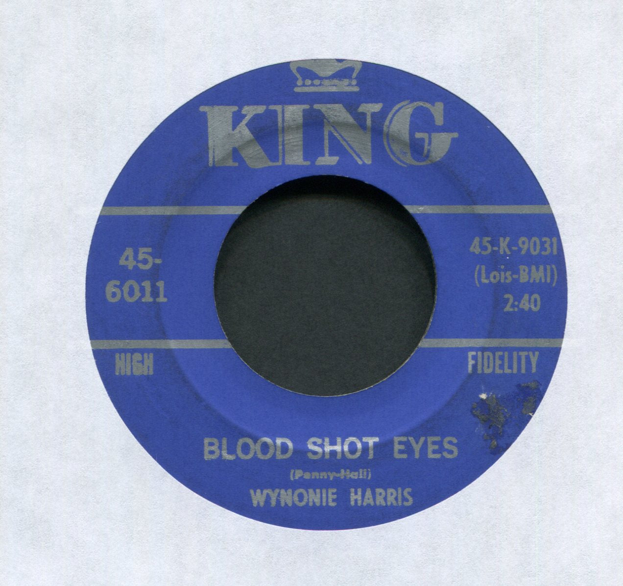 Wynonie Harris - Blood Shot Eyes on King R&B 45