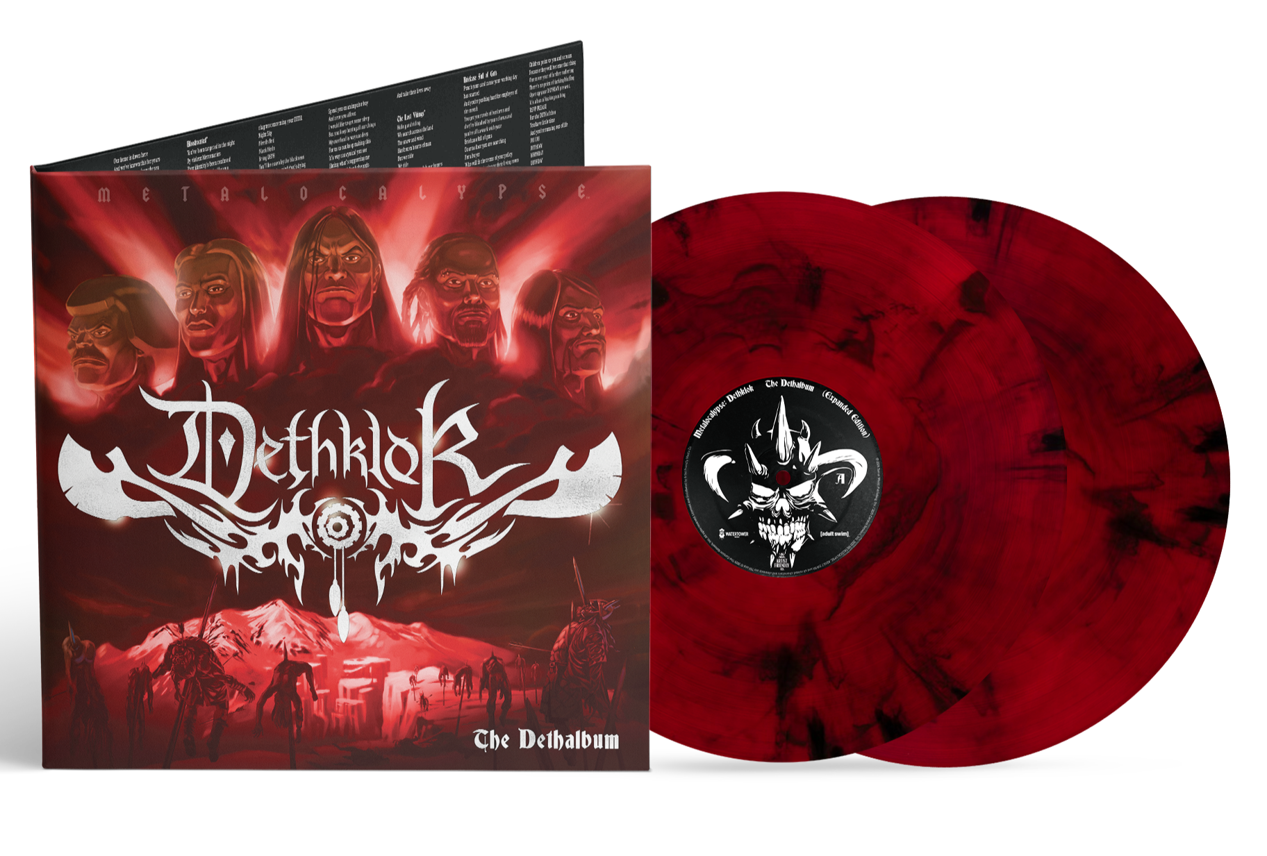 DAMAGED] Dethklok - The Dethalbum [Apple Black Wave Vinyl]
