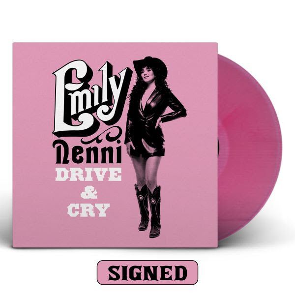 Emily Nenni - Drive & Cry [Indie-Exclusive Clear Pink Vinyl] [Autographed]