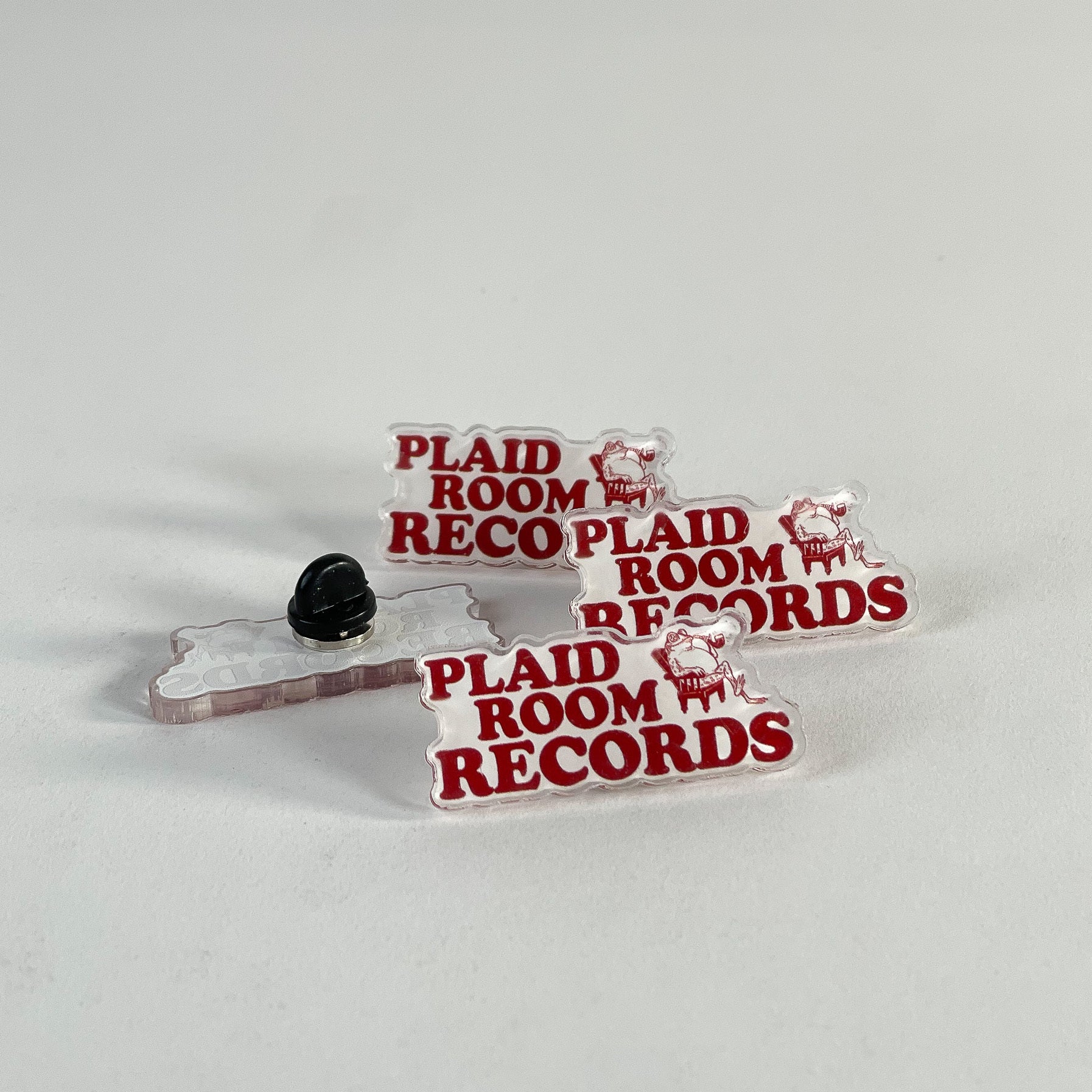 Plaid Room Records Frog Pin