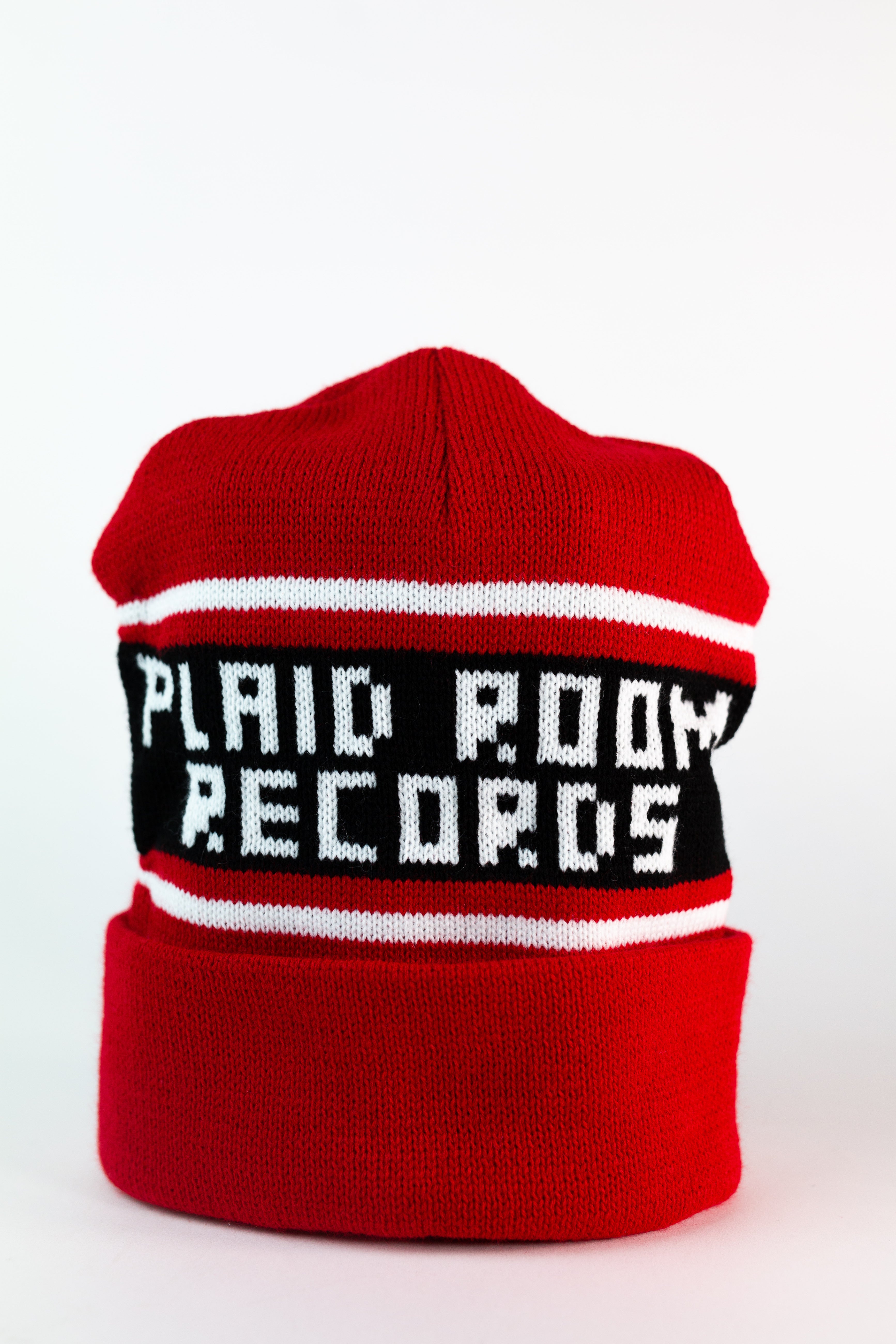 Plaid Room Winter Hat - Red / Black