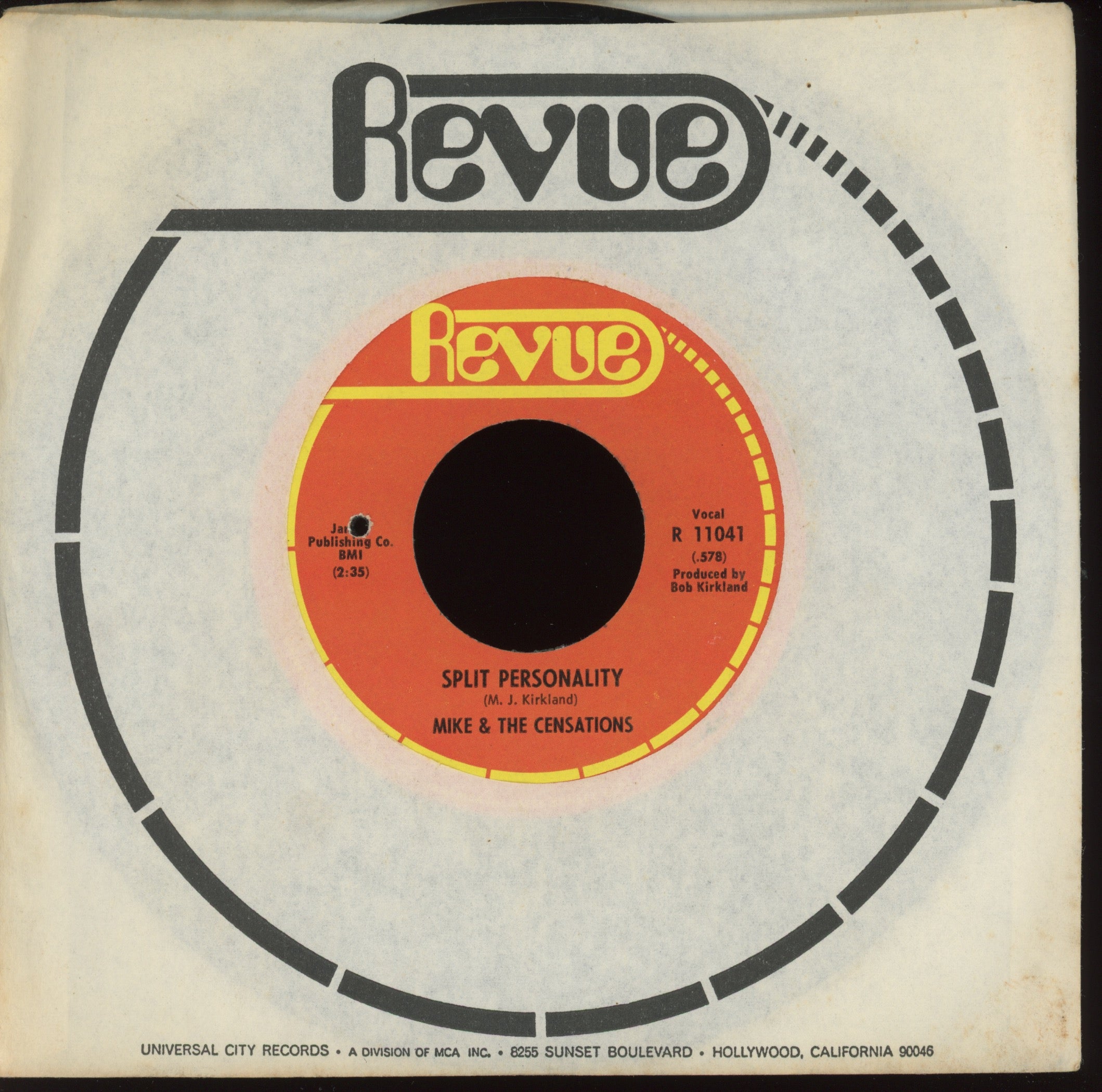 Mike & The Censations - Split Personality on Revue
