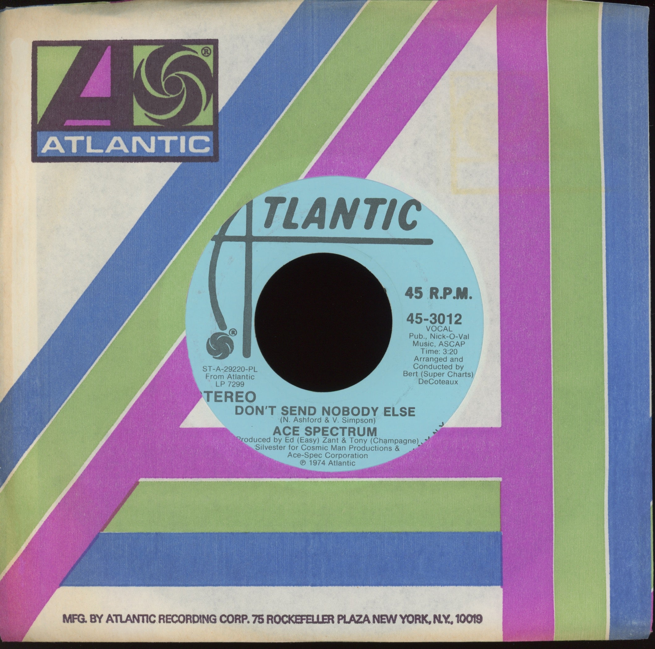 Ace Spectrum - Don't Send Nobody Else on Atlantic Promo