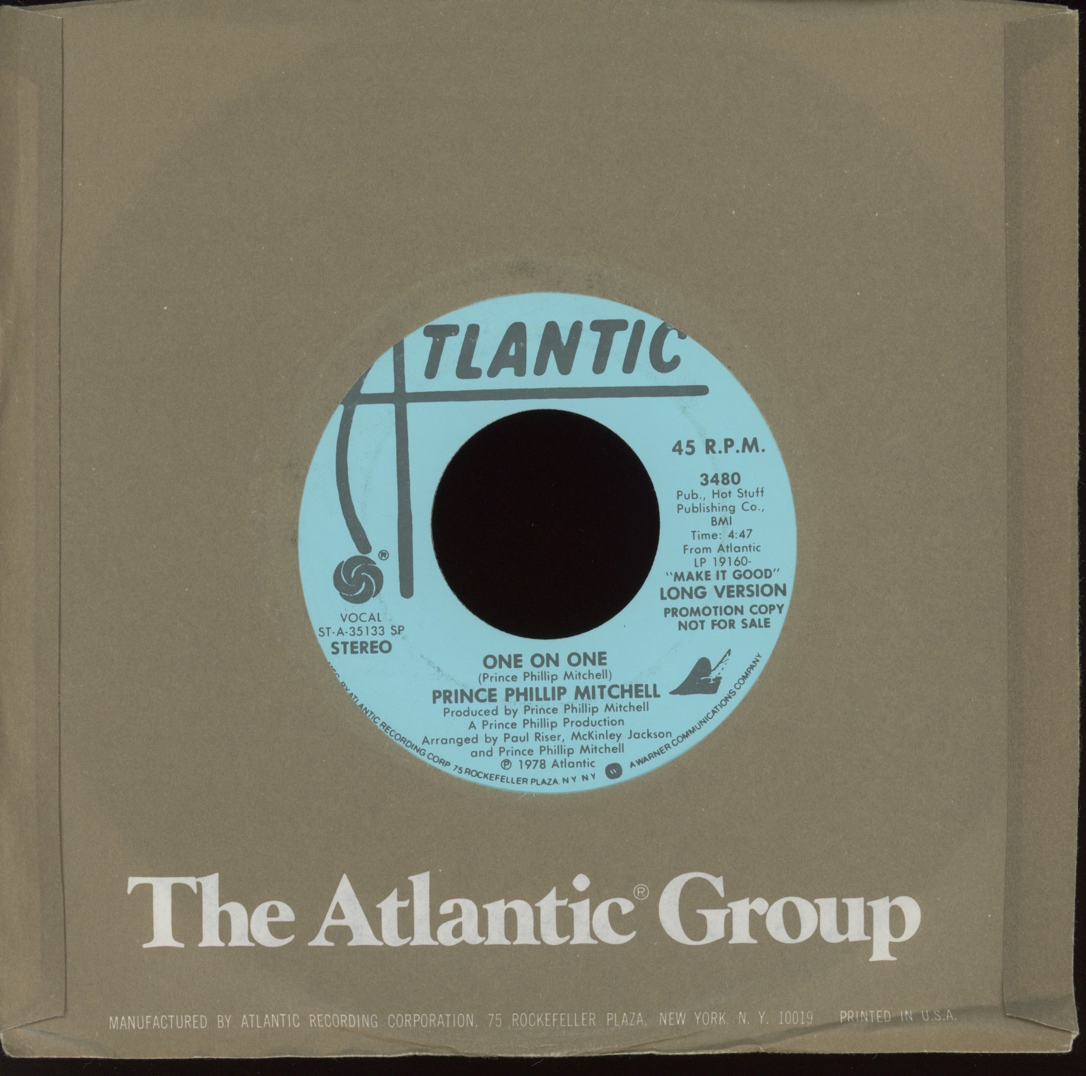 Phillip Mitchell - One On One on Atlantic Promo