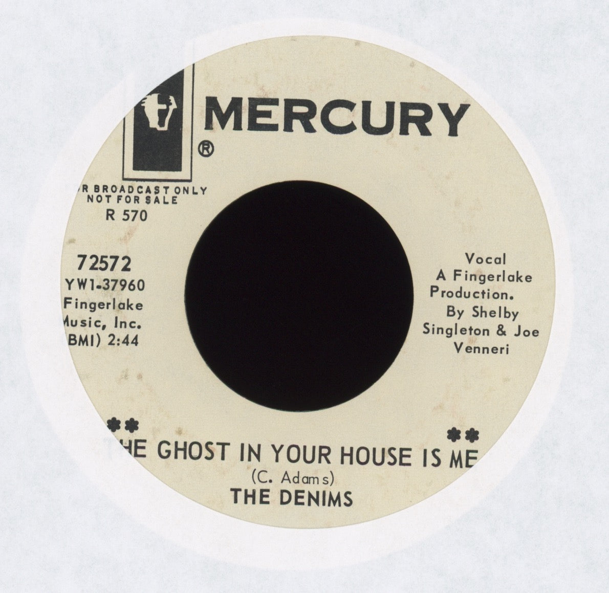 The Denims - The Ghost In Your House Is Me on Mercury Promo