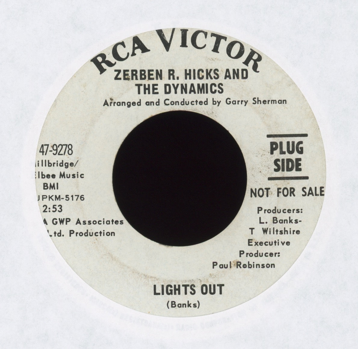 Zerben Hicks - Lights Out on RCA Promo