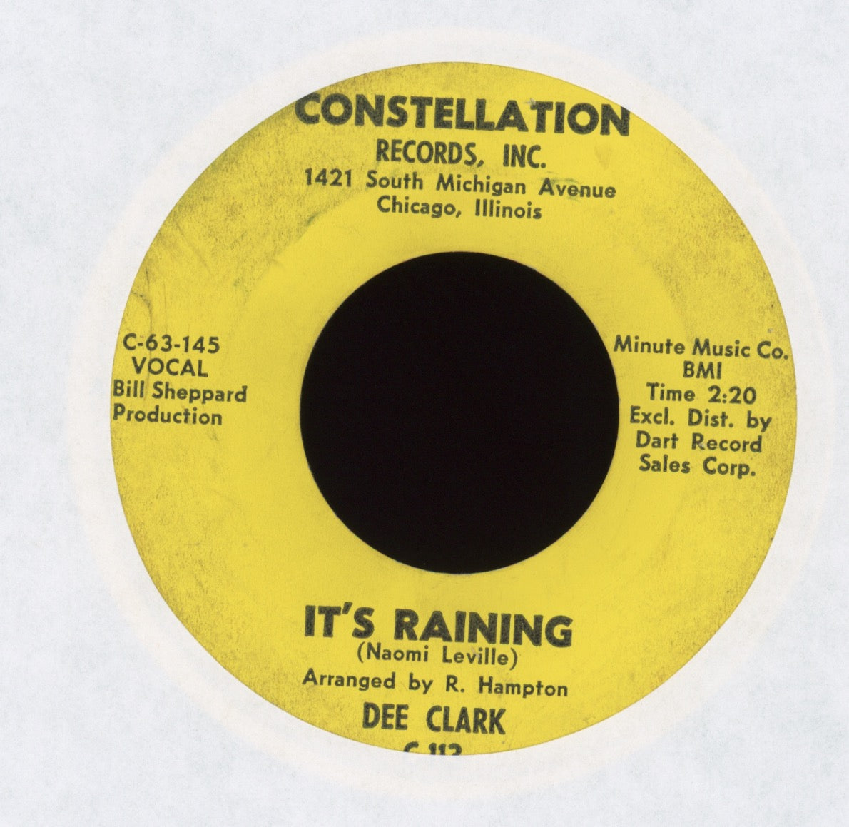 Dee Clark - That's My Girl on Constellation